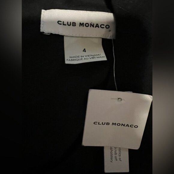 NWT - Club Monaco Wrap black Romper size 4 - Picture 5 of 6